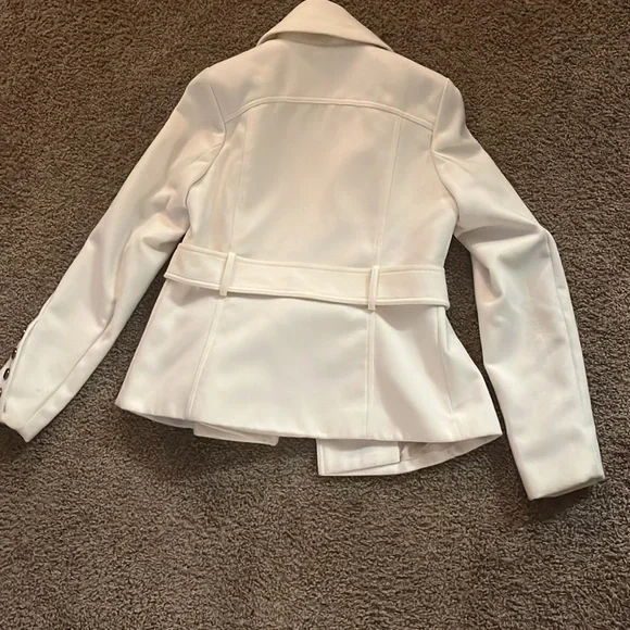 White peacoat in good condition - Picture 6 of 7